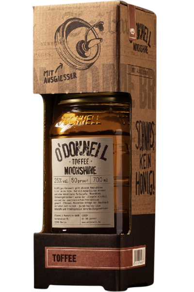 Toffee Likör 25% vol. O'Donnell Moonshine 700 ml