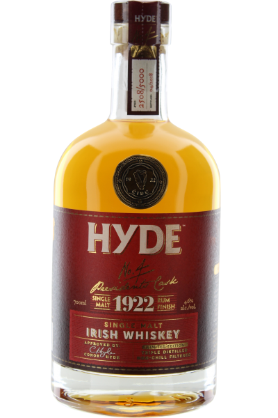 Hyde No. 4 Rum Finish Irish Whiskey Single Malt